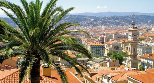 Blick über Nizza